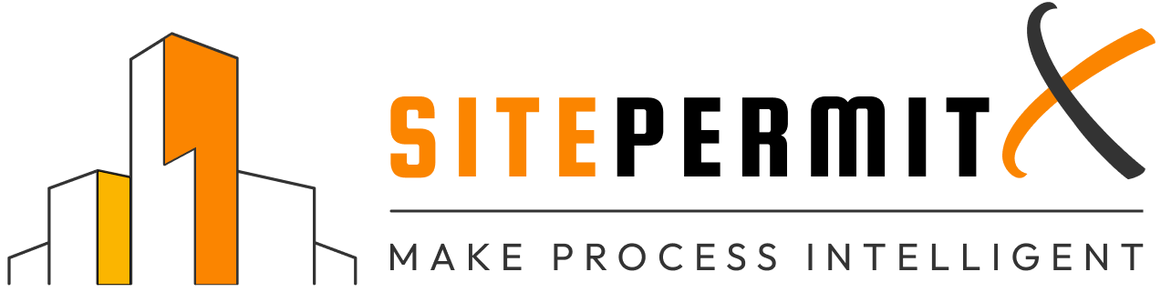Digital work permit dashboard SitePermitX
